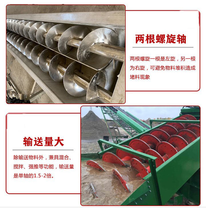 雙軸螺旋輸送機細(xì)節(jié)
