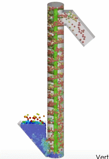 立式螺旋提升機(jī)動態(tài)圖