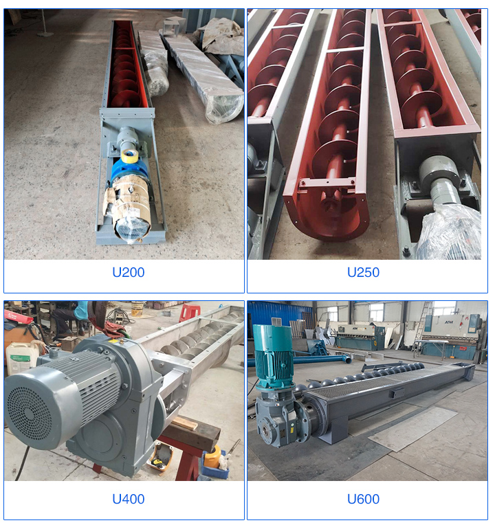 輸送量決定了螺旋輸送機(jī)型號(hào)的選擇，用戶所需輸送物料的產(chǎn)量越大，選擇的螺旋給料機(jī)型號(hào)也就越大
