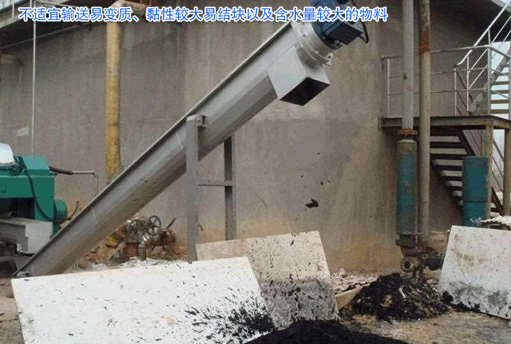U型螺旋輸送機(jī)主要用于輸送小顆粒狀、粉狀、小塊狀物料，不適宜輸送易變質(zhì)、黏性較大易結(jié)塊以及含水量較大的物料。